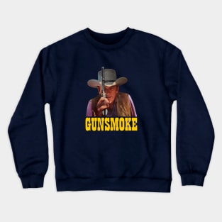 Matt Dillon - Gun - Gunsmoke - Tv Western Crewneck Sweatshirt